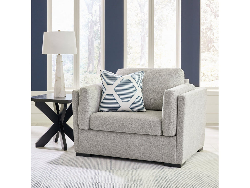 Evansley Pewter Oversized Chair