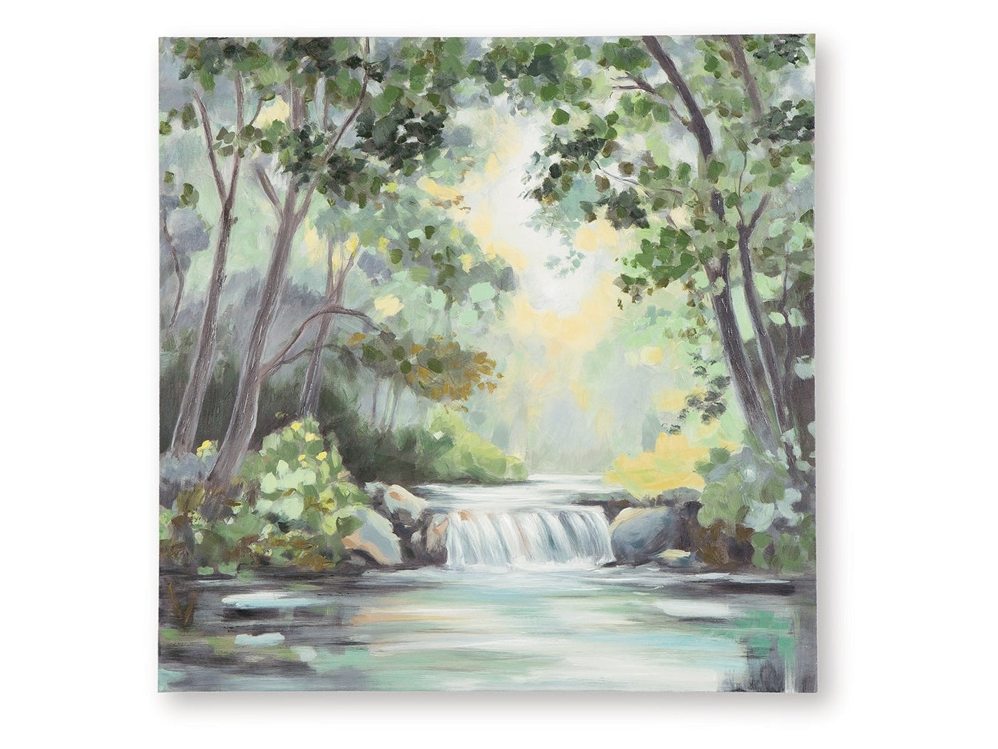 Evermaddick Green/Gray/White Wall Art