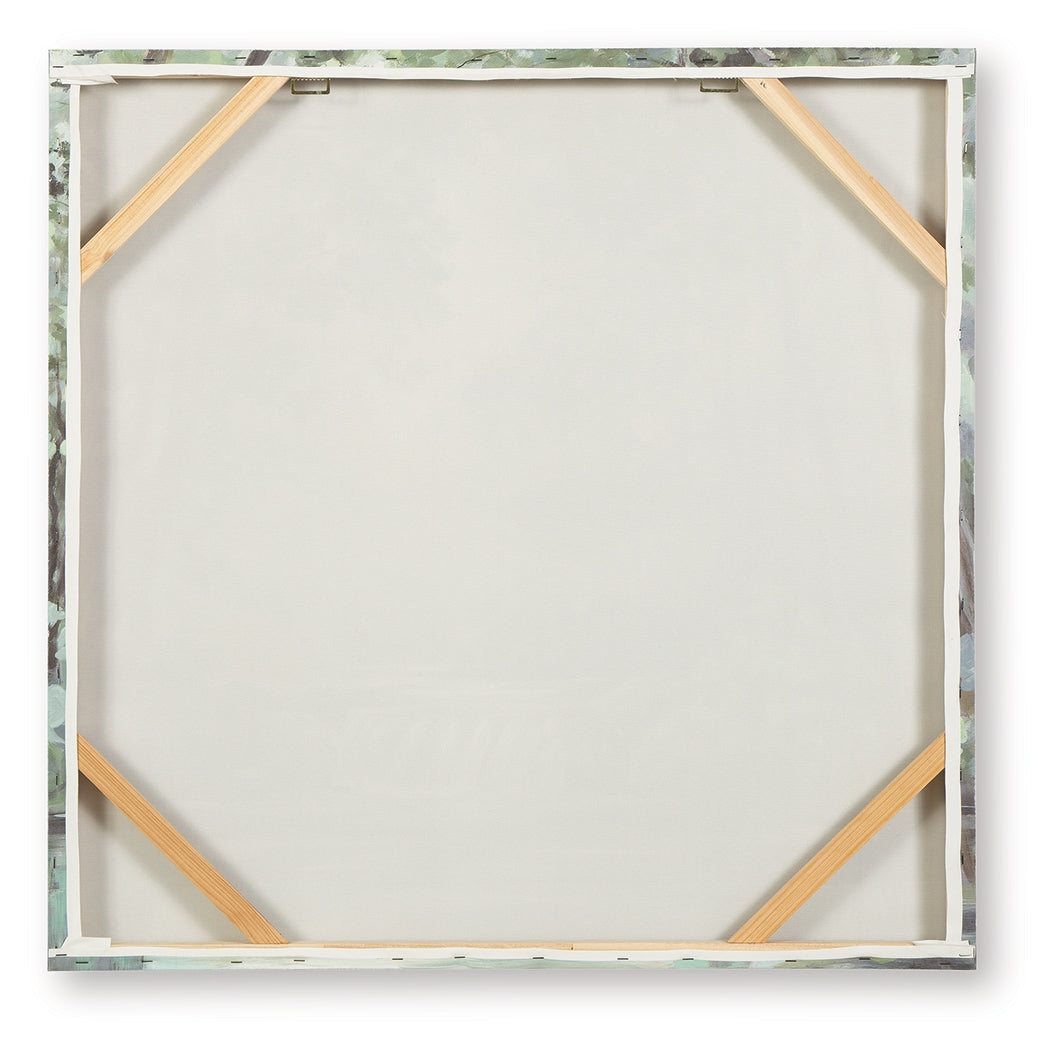 Evermaddick Green/Gray/White Wall Art