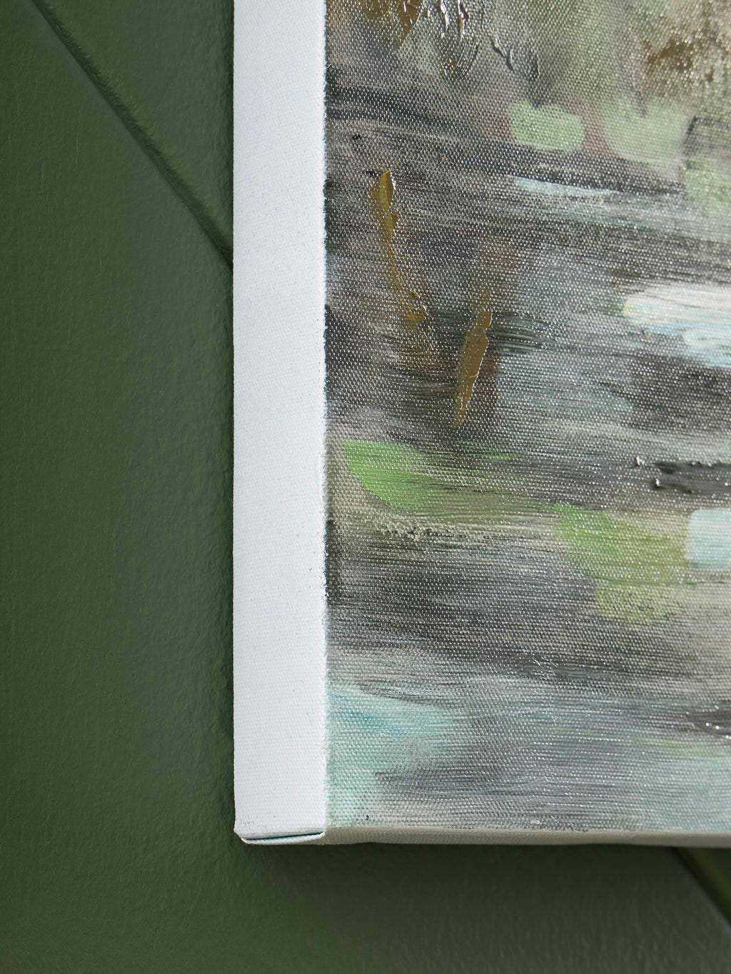 Evermaddick Green/Gray/White Wall Art