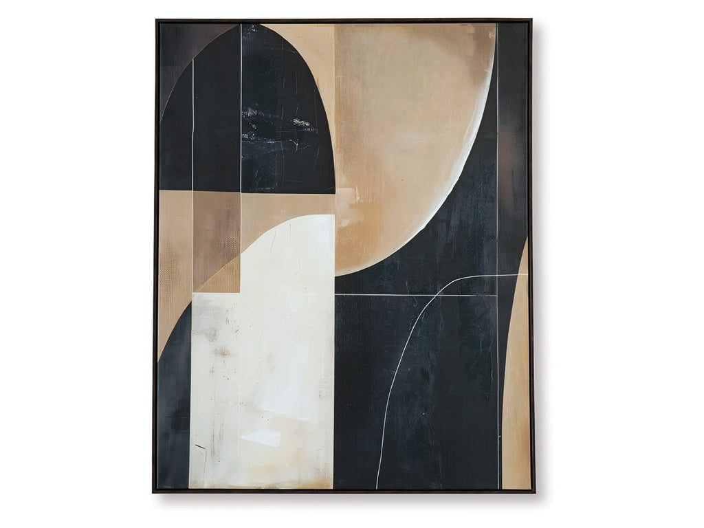 Ewanford Black/Brown/Tan Wall Art