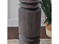 Fainwell Distressed Black Poly Floor Lamp