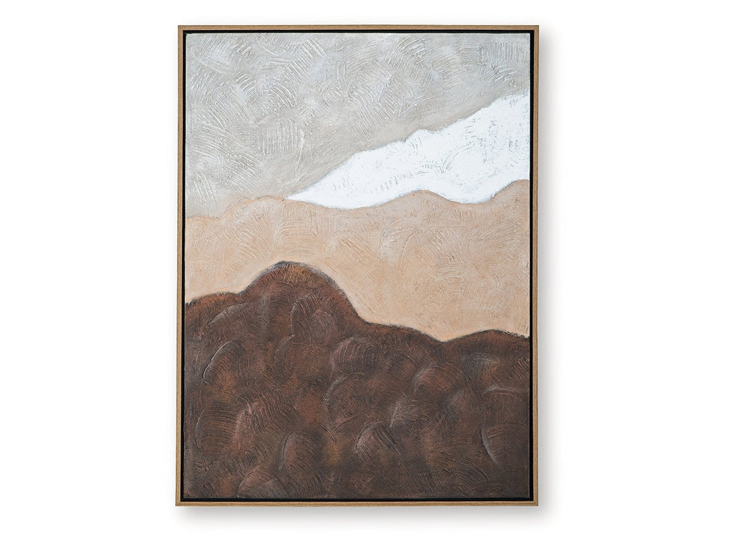 Fanthorne Tan/Brown/White Wall Art