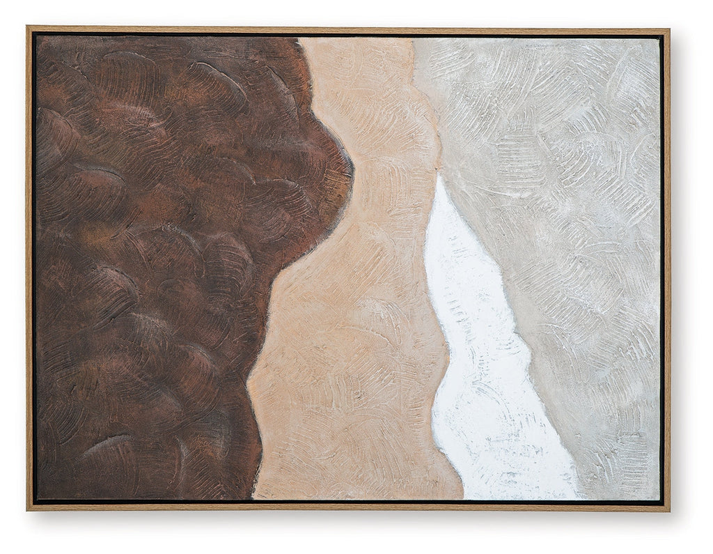 Fanthorne Tan/Brown/White Wall Art