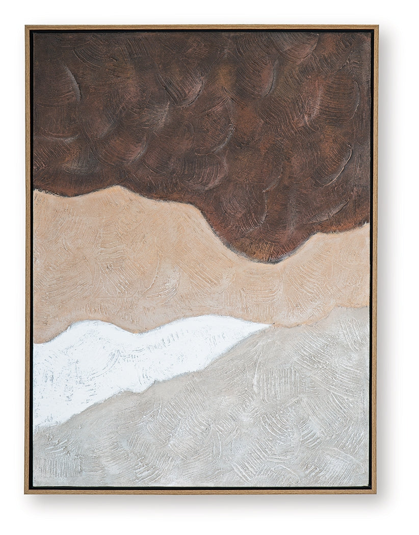 Fanthorne Tan/Brown/White Wall Art
