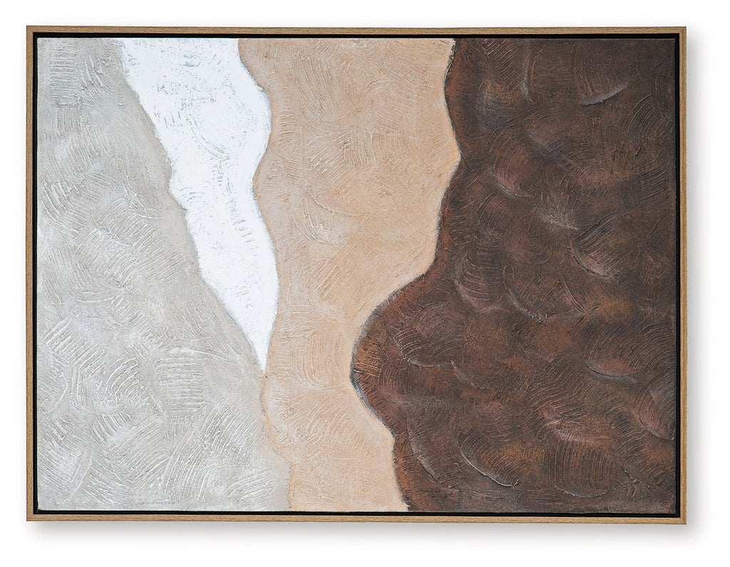 Fanthorne Tan/Brown/White Wall Art
