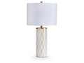 Faridworth White/Gold Poly Table Lamp (1/CN)