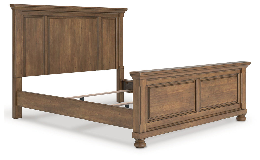 Feddinger Medium Brown California King Panel Bed