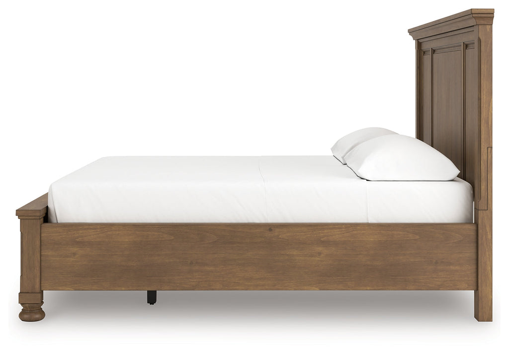 Feddinger Medium Brown California King Panel Storage Bed