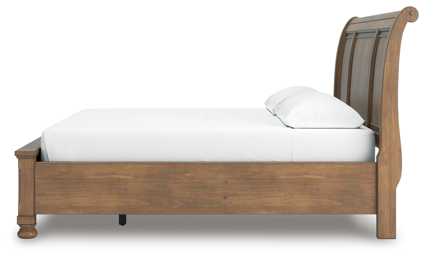 Feddinger Medium Brown California King Storage Sleigh Bed