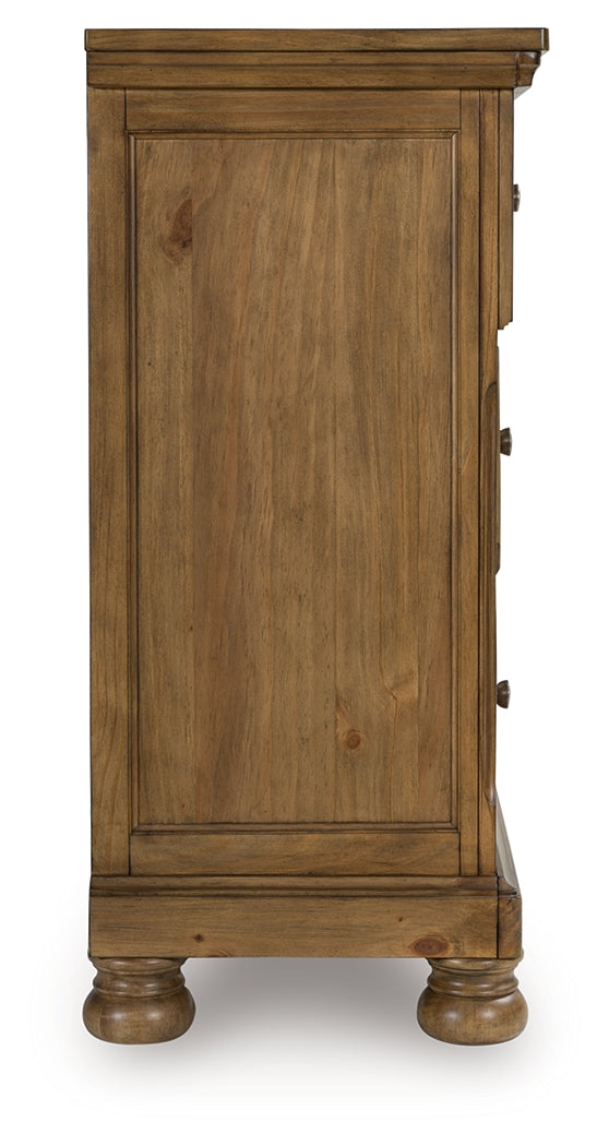 Feddinger Medium Brown Dresser