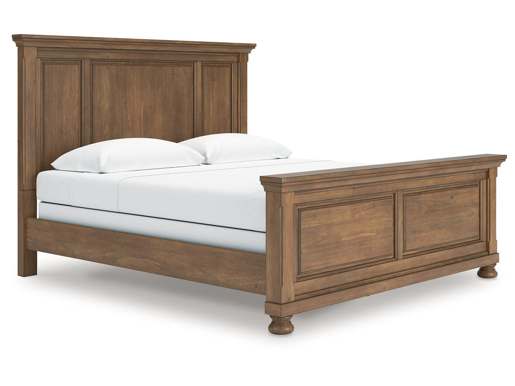 Feddinger Medium Brown King Panel Bed