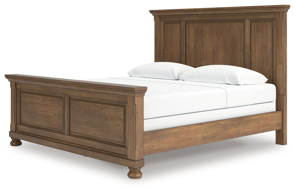 Feddinger Medium Brown King Panel Bed