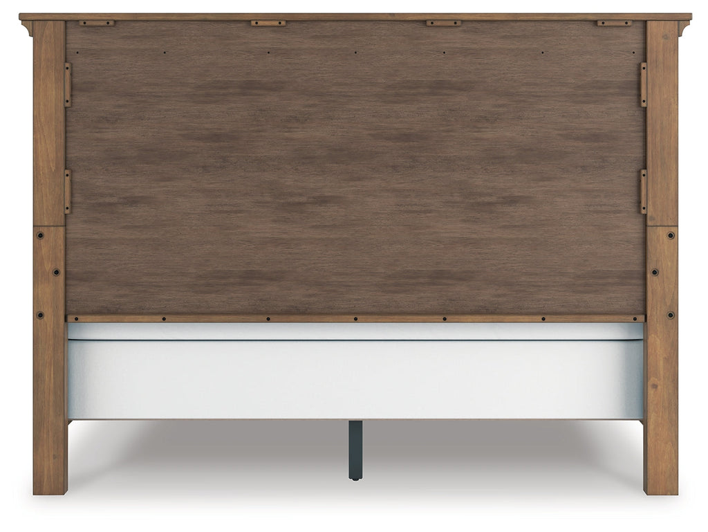 Feddinger Medium Brown King Panel Bed