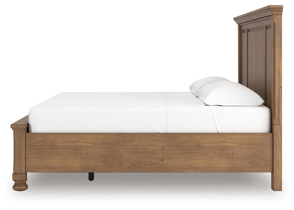 Feddinger Medium King Panel Storage Bedroom Set, Brown