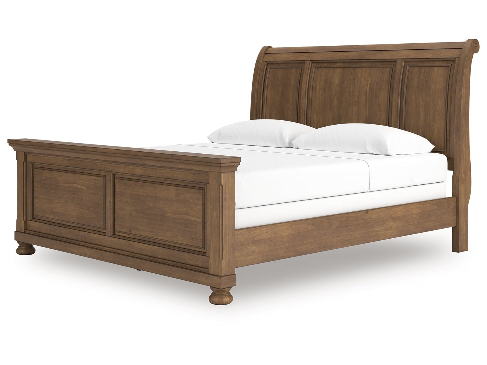 Feddinger Medium Brown King Sleigh Bed