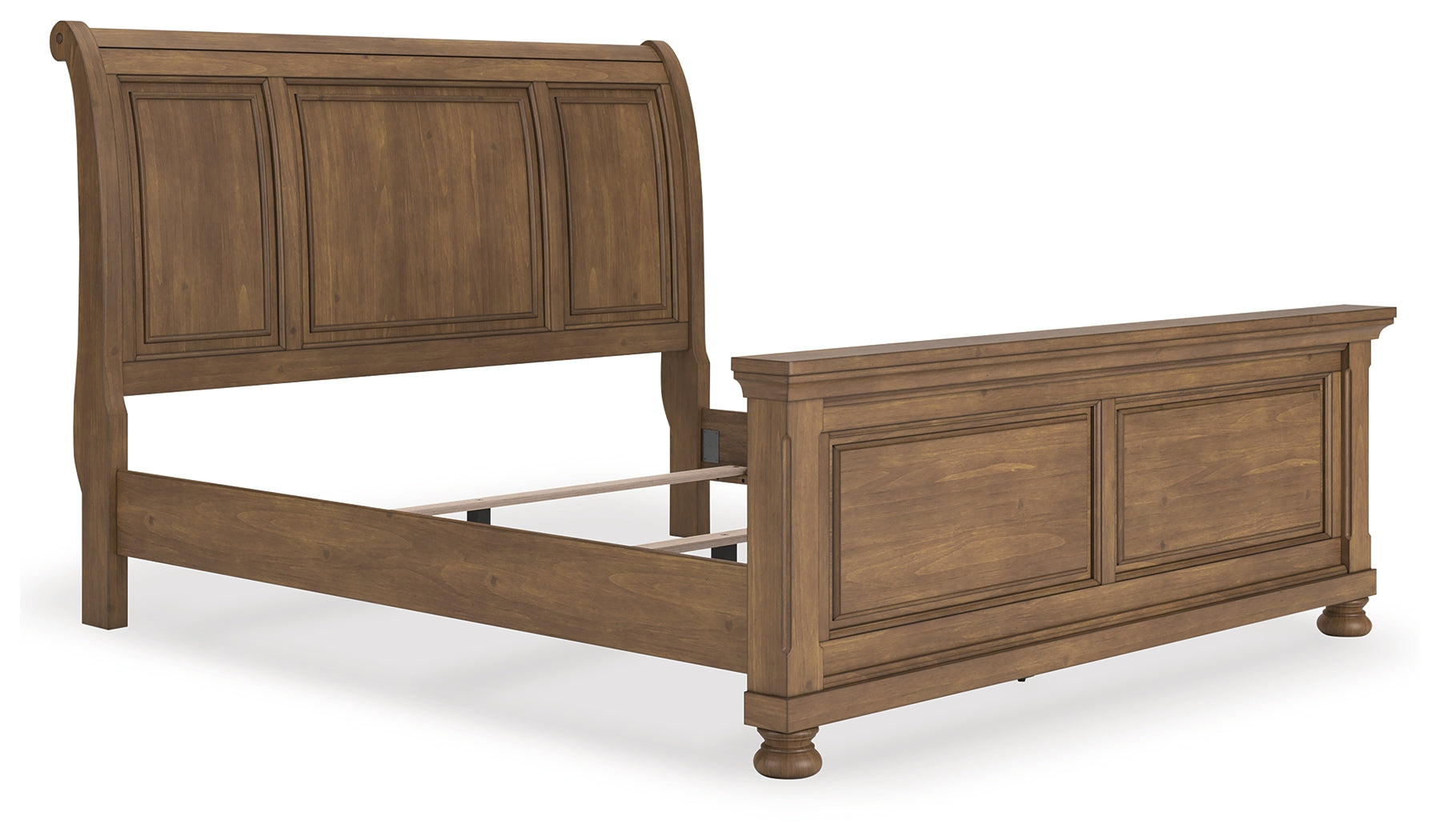 Feddinger Medium Brown King Sleigh Bed