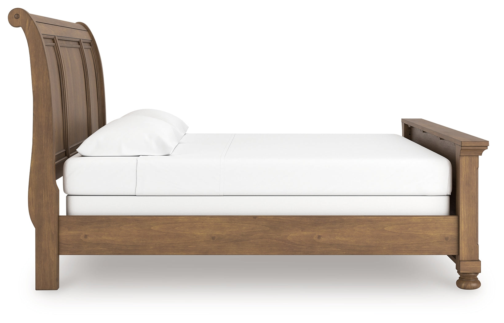 Feddinger Medium Brown King Sleigh Bed