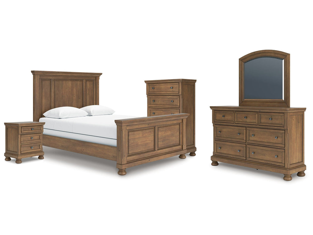 Feddinger Medium Queen Panel Bedroom Set, Brown