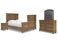 Feddinger Medium Queen Panel Bedroom Set, Brown