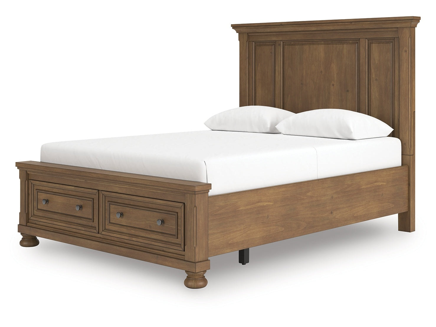 Feddinger Medium Brown Queen Panel Storage Bed