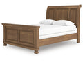 Feddinger Medium Brown Queen Sleigh Bed