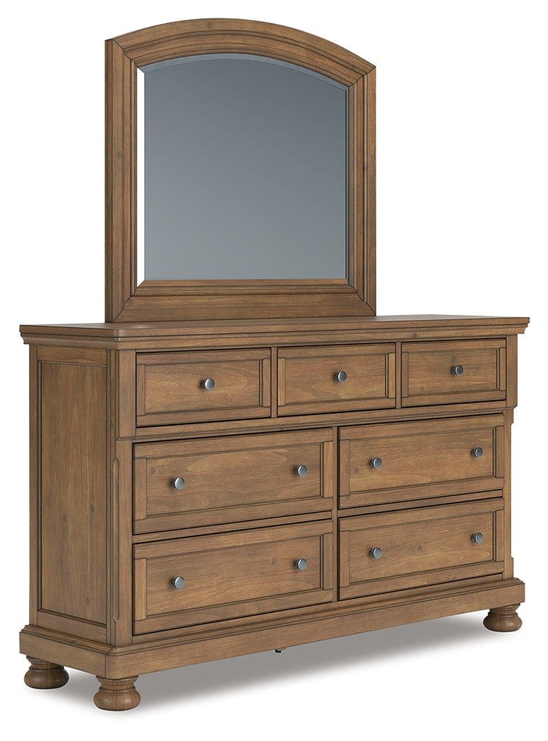 Feddinger Medium Queen Sleigh Bedroom Set, Brown