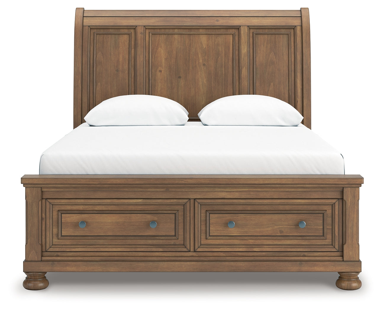 Feddinger Medium Queen Sleigh Bedroom Set, Brown