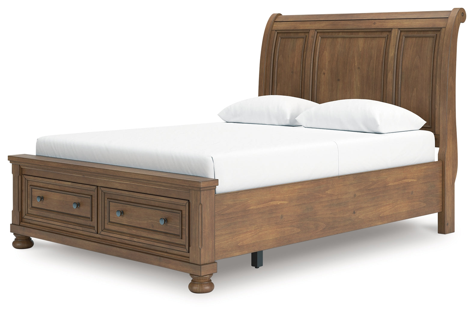Feddinger Medium Brown Queen Storage Sleigh Bed