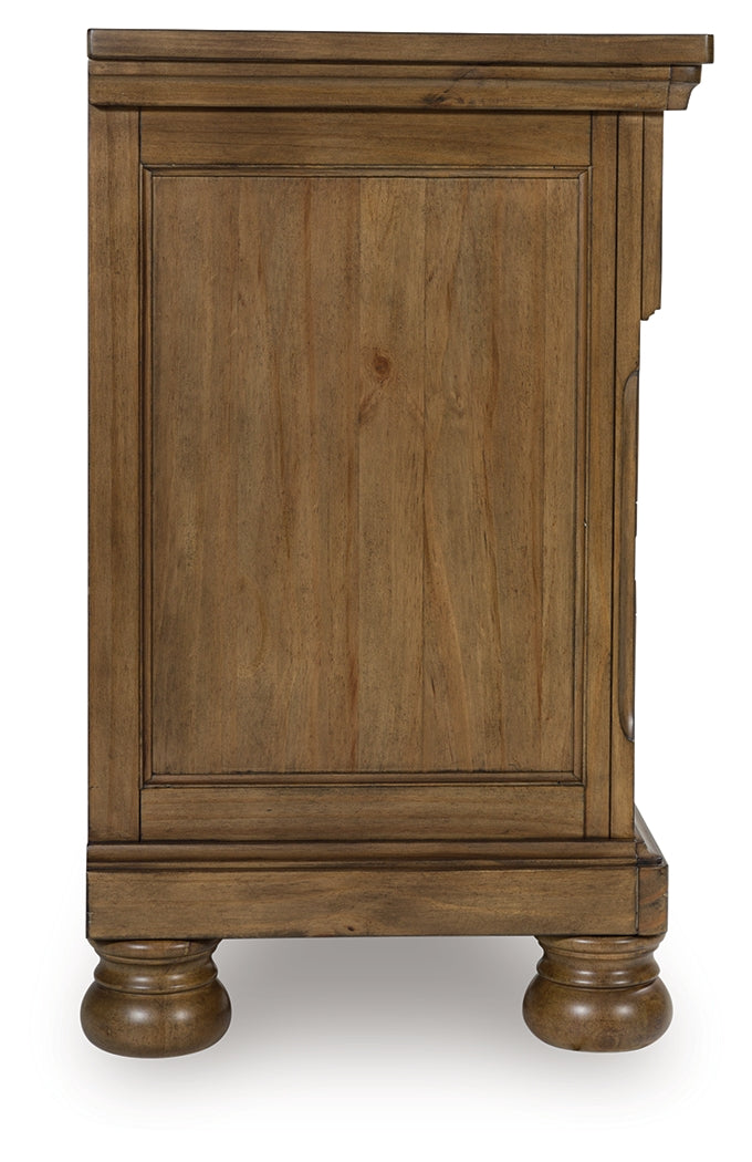 Feddinger Medium Brown Two Drawer Nightstand