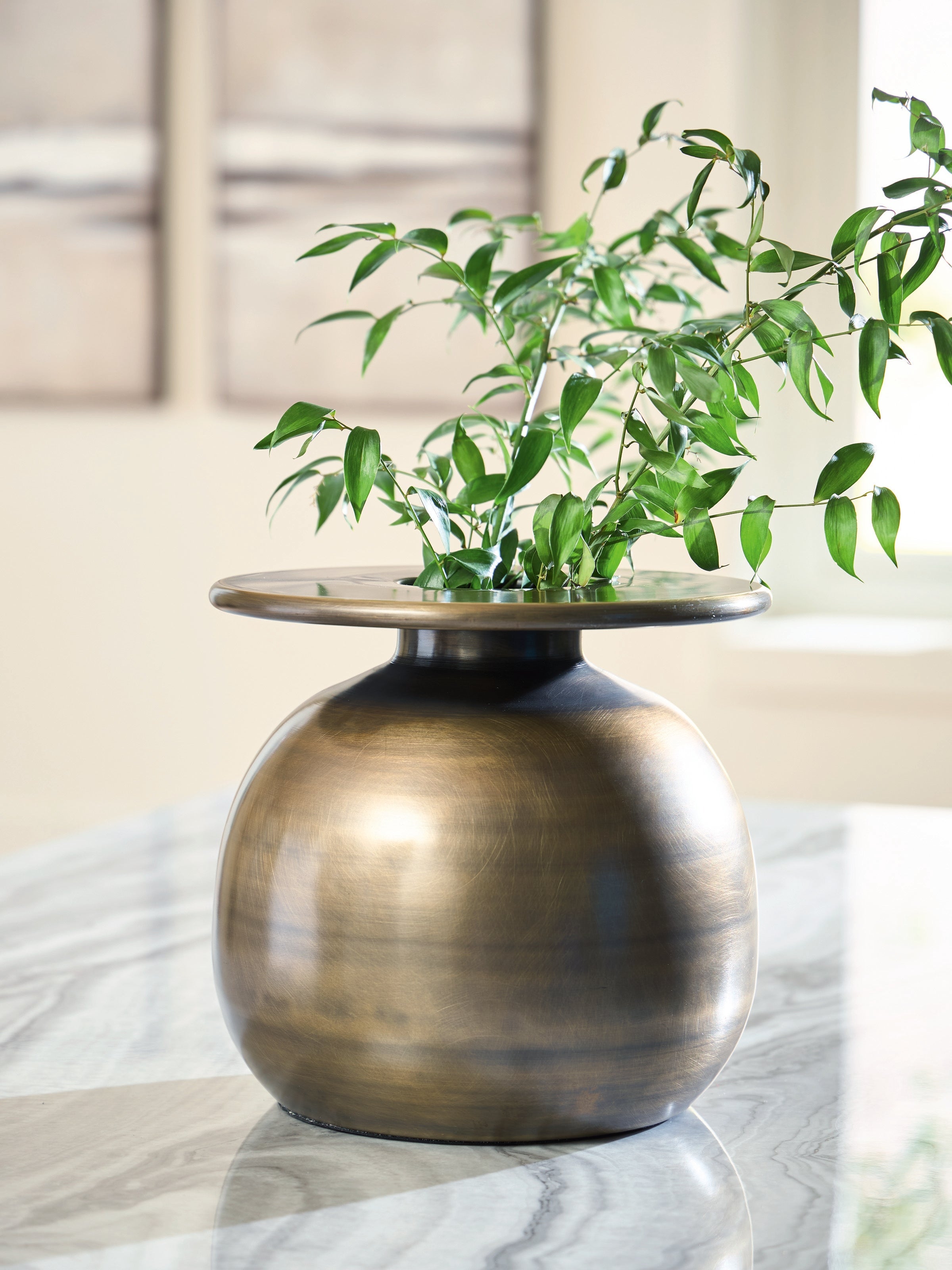 Fedorleigh Antique Brass Vase