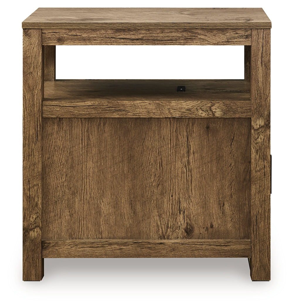 Fendenmore Brown Chair Side End Table