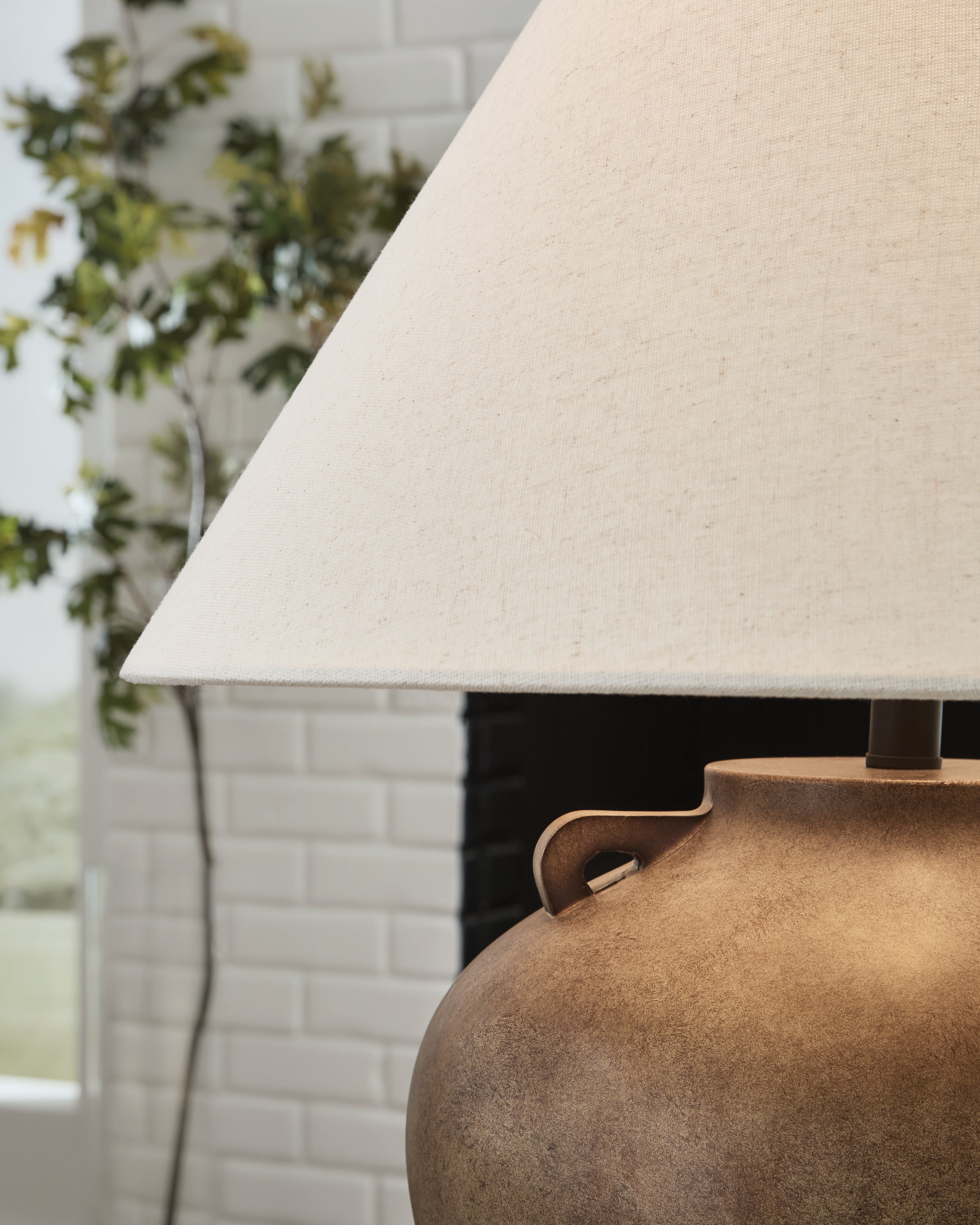 Ferrilby Antique Beige Table Lamp