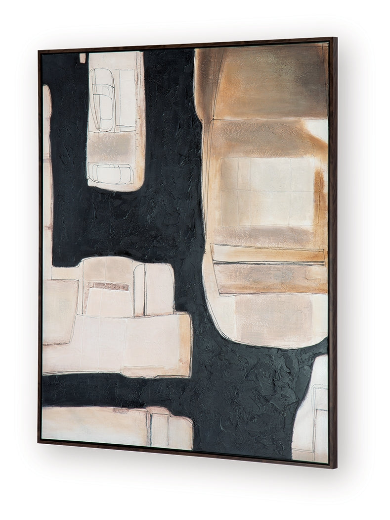 Feyville Black/Brown/Cream Wall Art