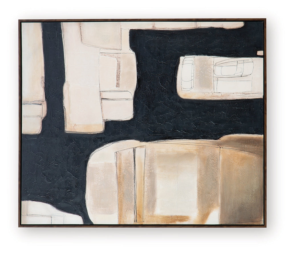 Feyville Black/Brown/Cream Wall Art