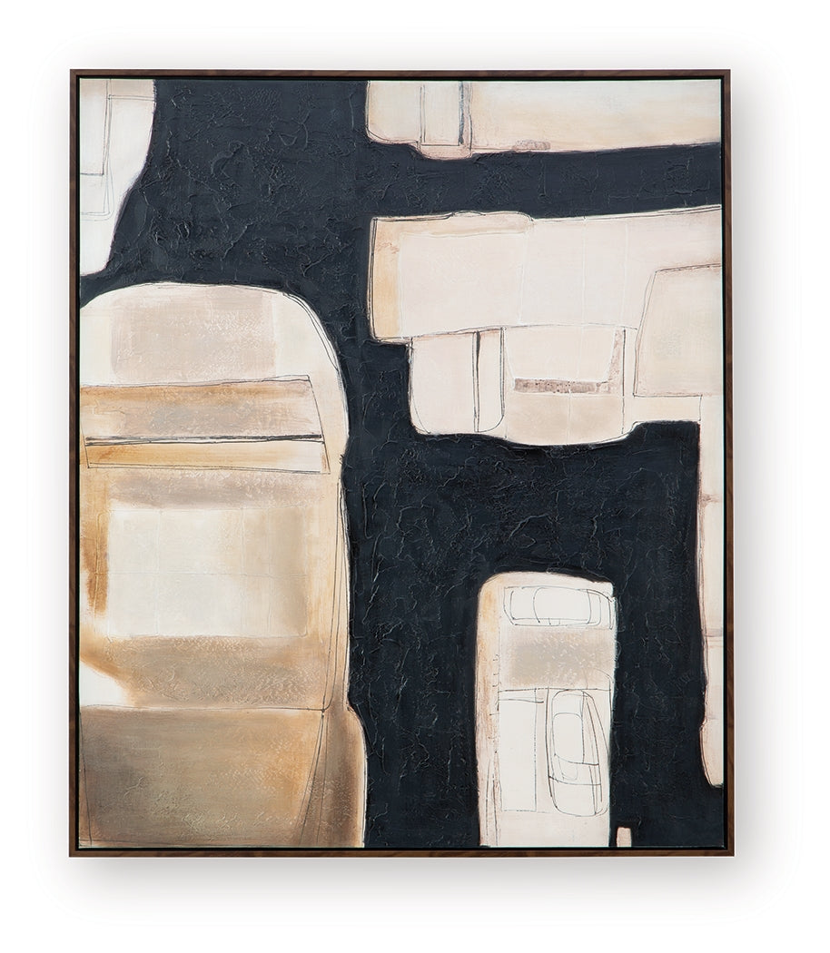 Feyville Black/Brown/Cream Wall Art