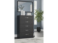 Finch Black Chest of Drawers