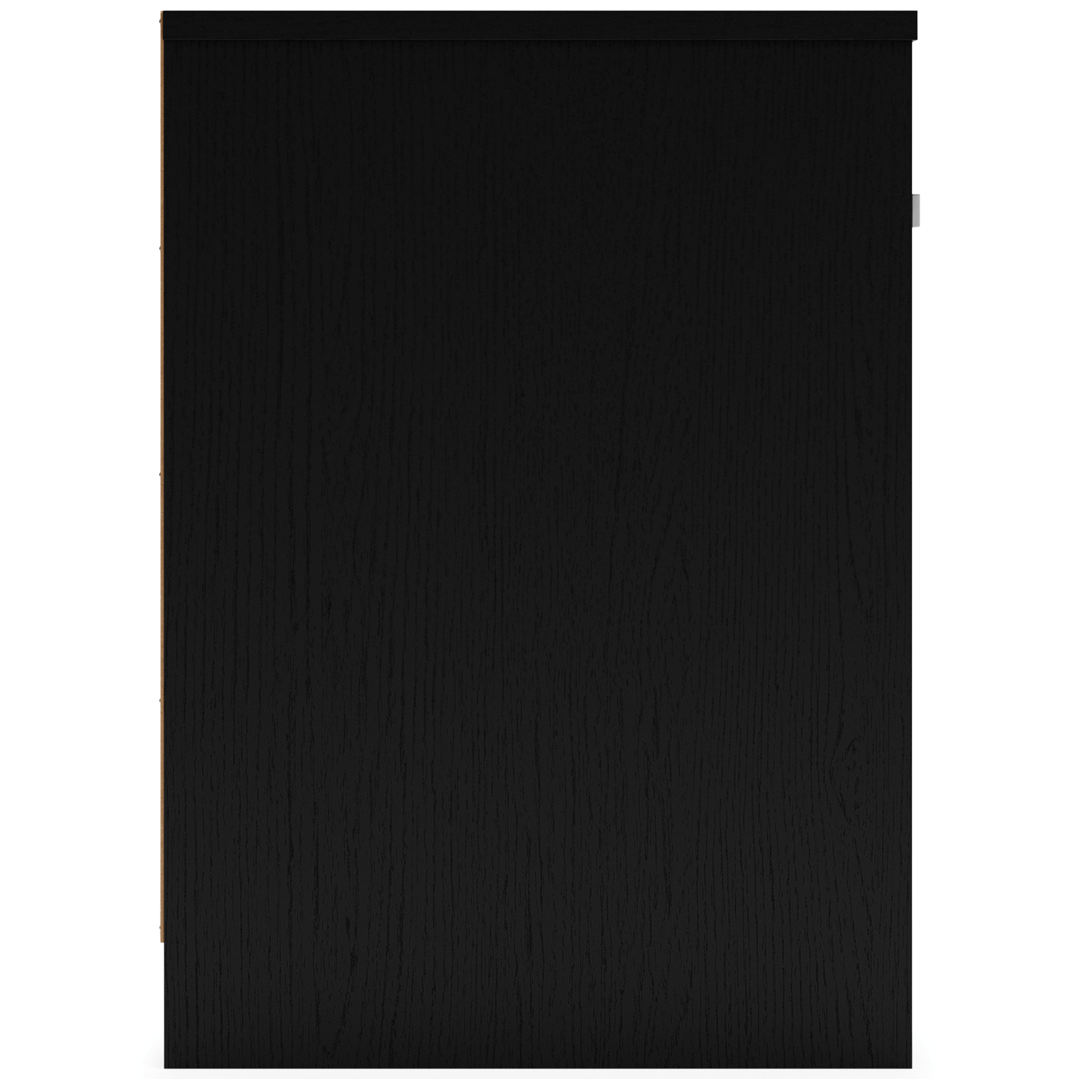 Finch Black One Drawer Nightstand