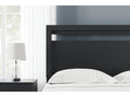 Finch Black Queen Panel Headboard