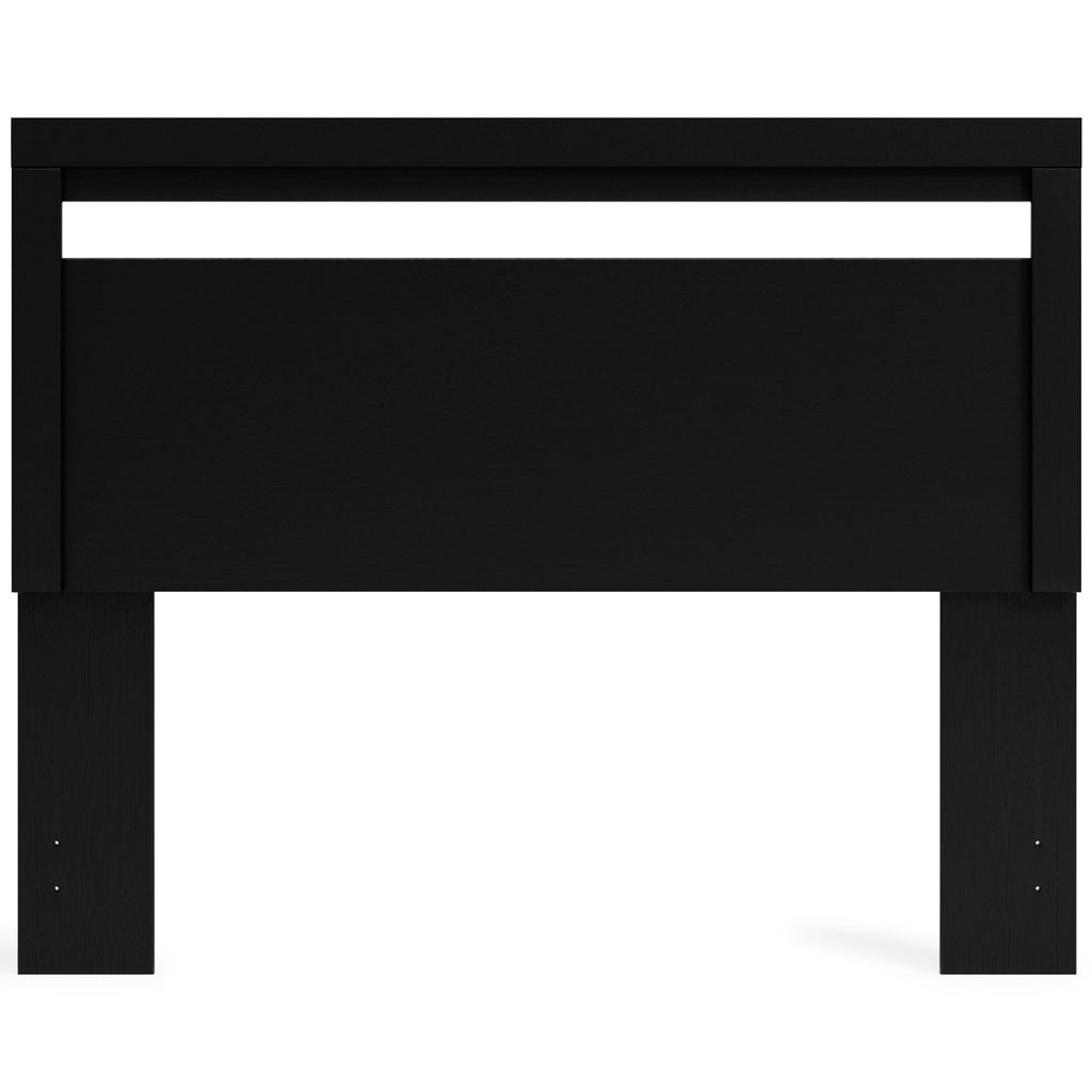Finch Black Queen Panel Headboard