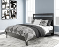 Finch Black Queen Panel Platform Bed