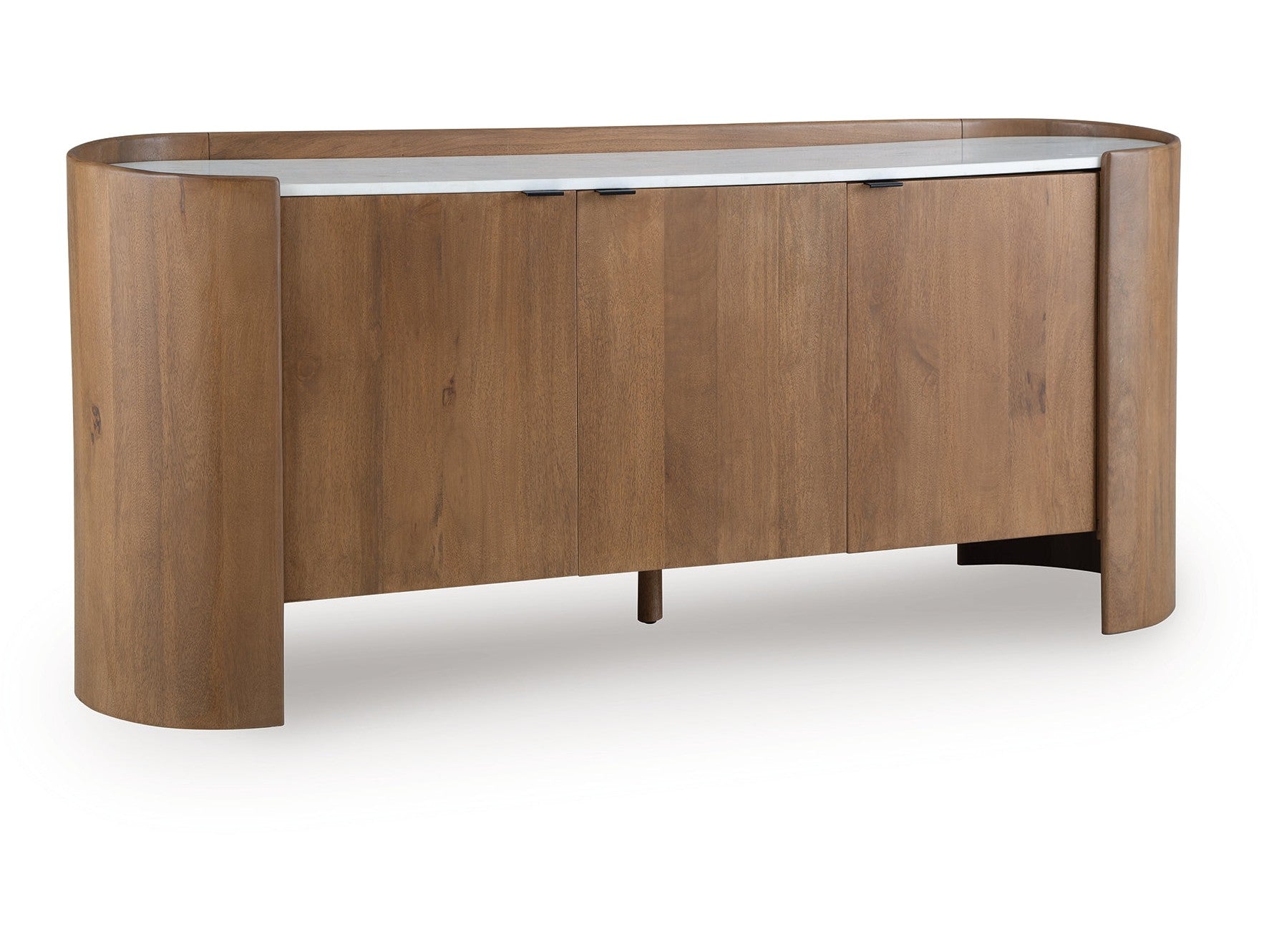 Fitzroy Brown/White Accent Cabinet