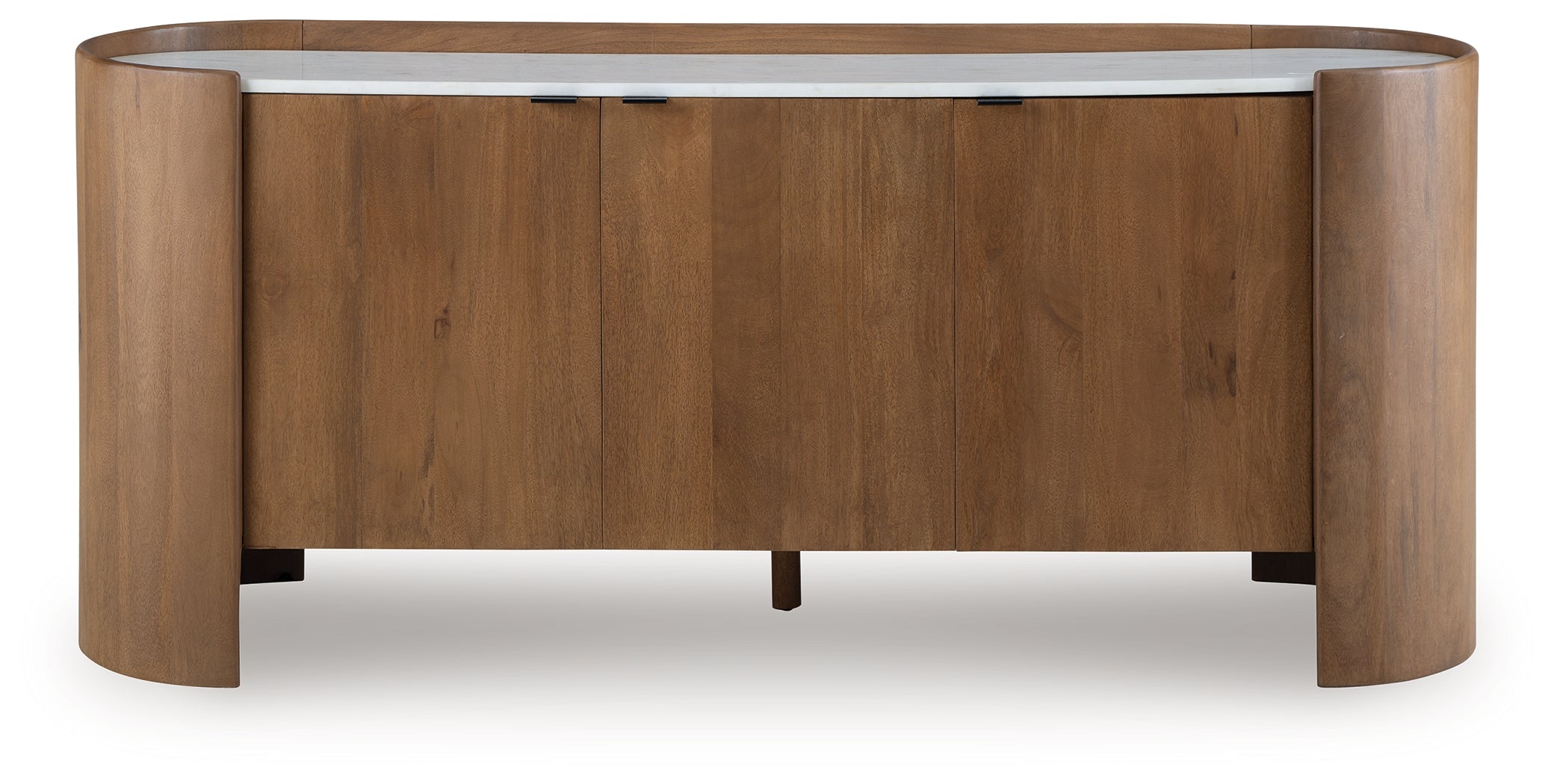 Fitzroy Brown/White Accent Cabinet