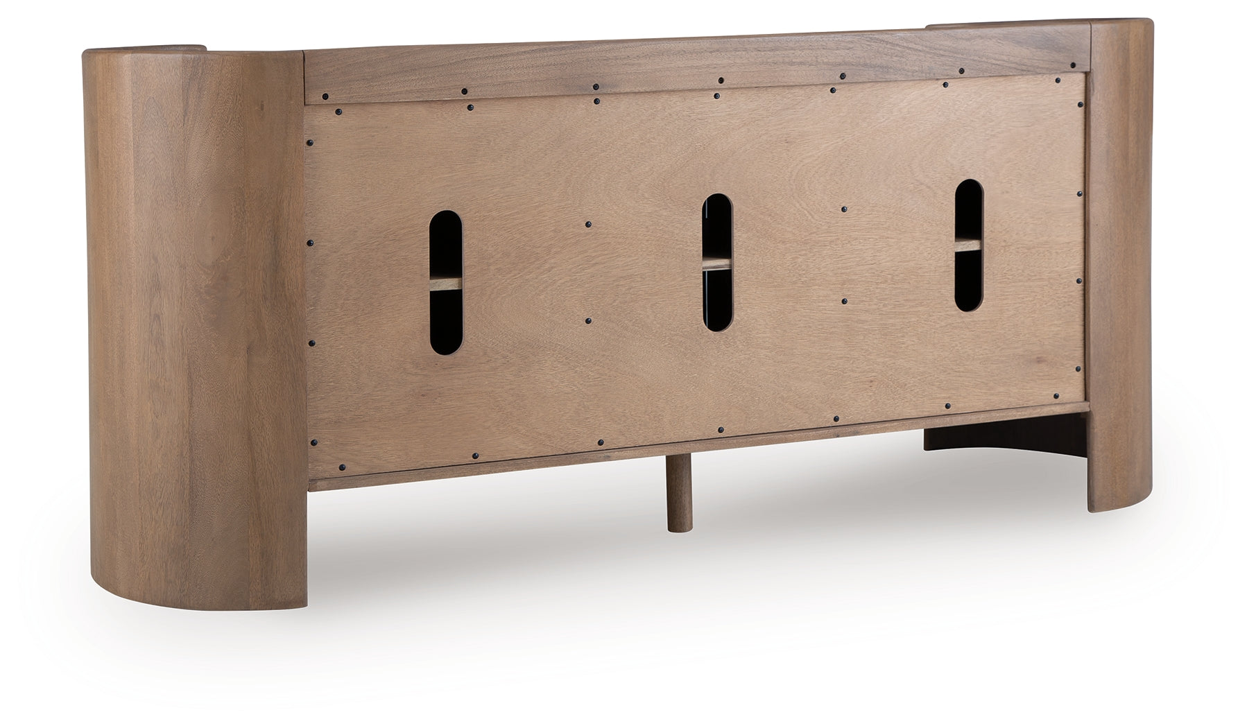 Fitzroy Brown/White Accent Cabinet