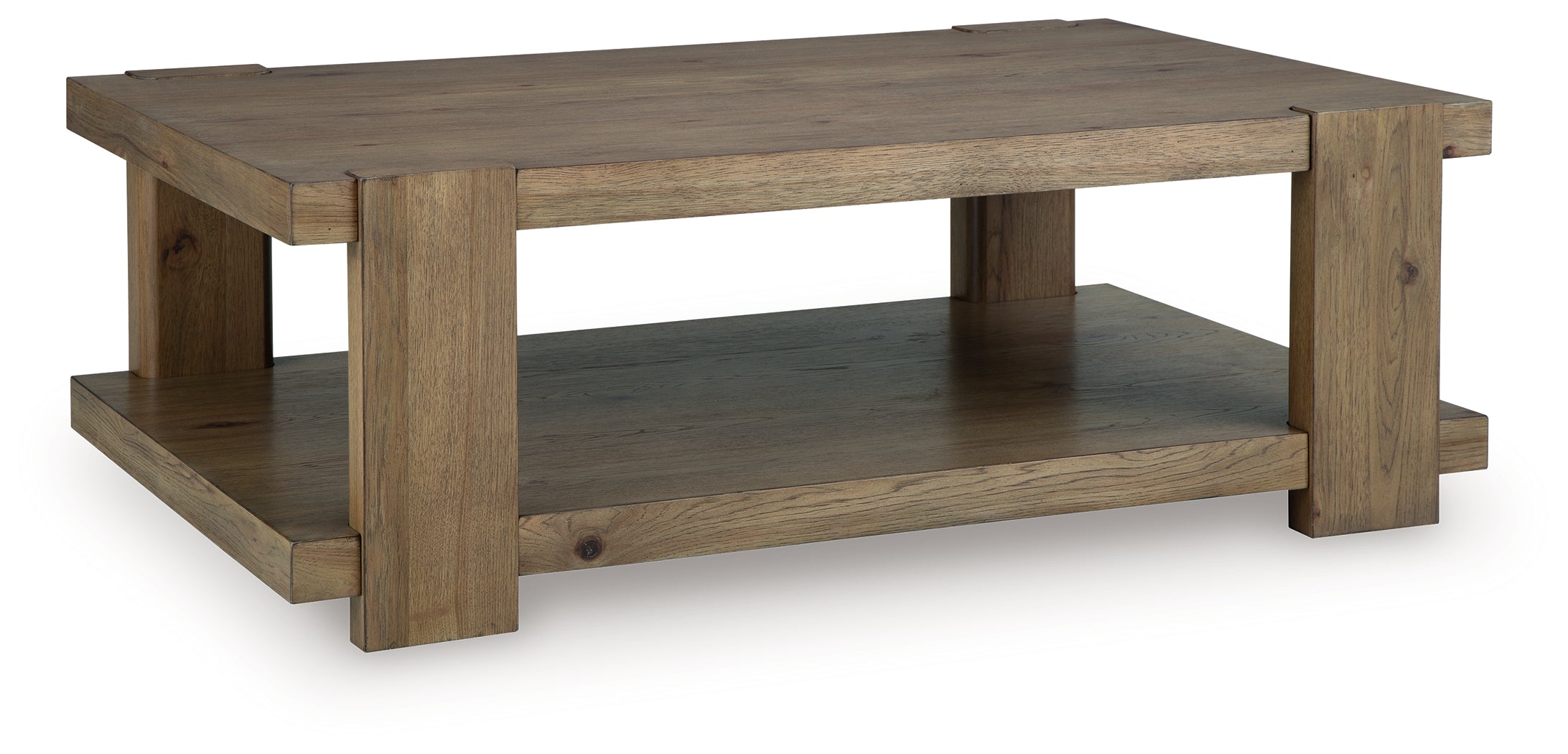 Flangren Light Brown Coffee Table