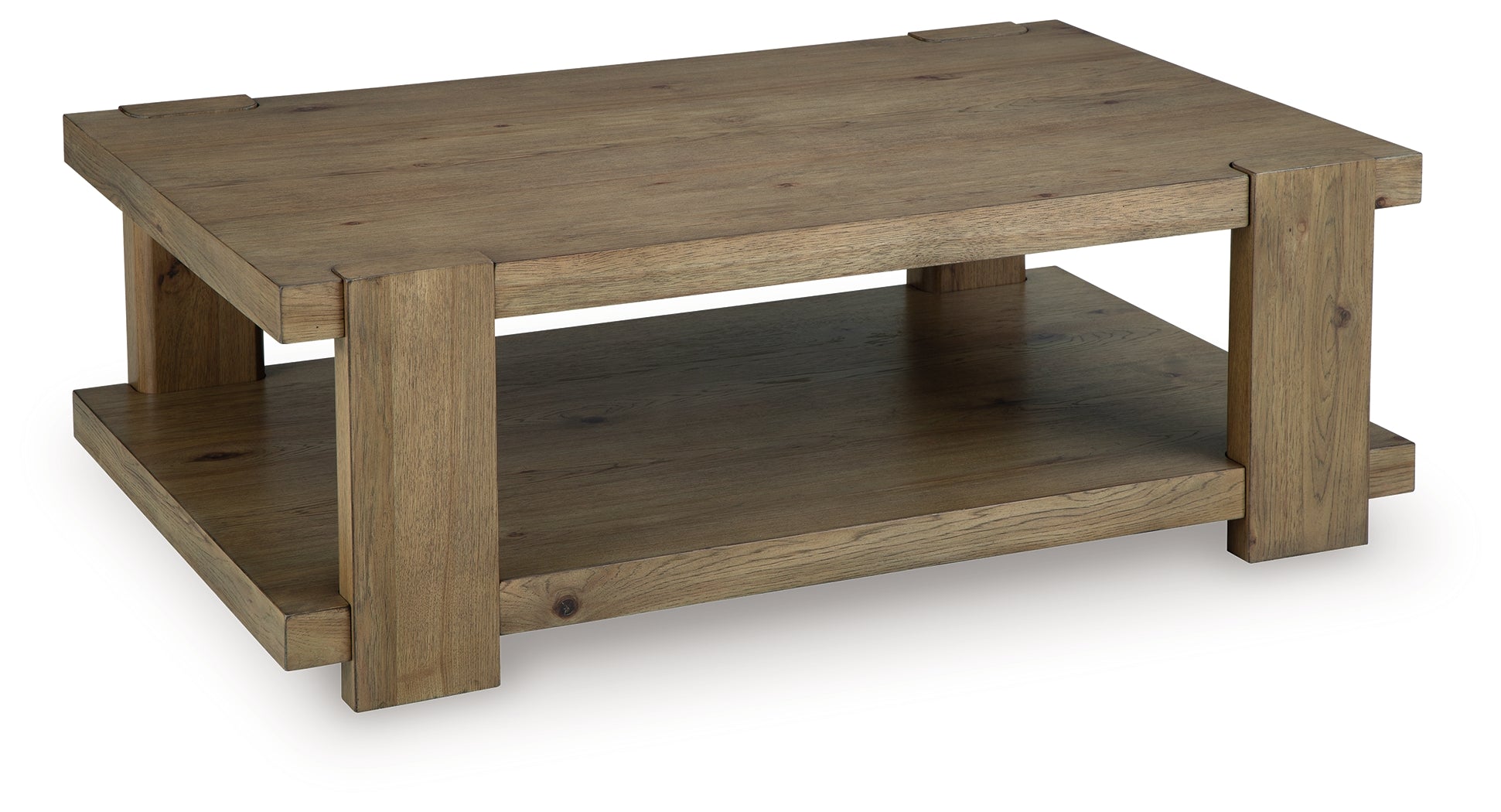 Flangren Light Brown Coffee Table