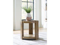 Flangren Light Brown End Table