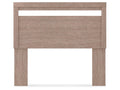 Flannia Gray Full Panel Headboard