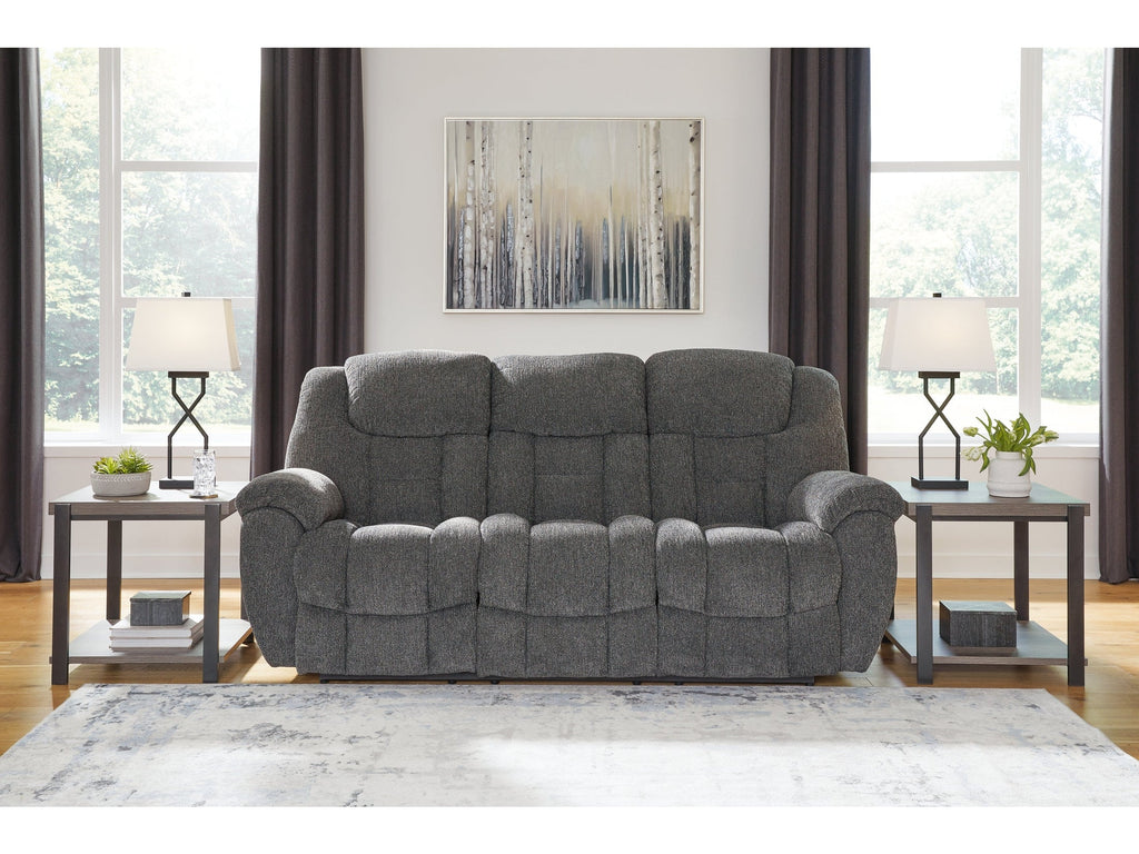 Foreside Charcoal Reclining Sofa
