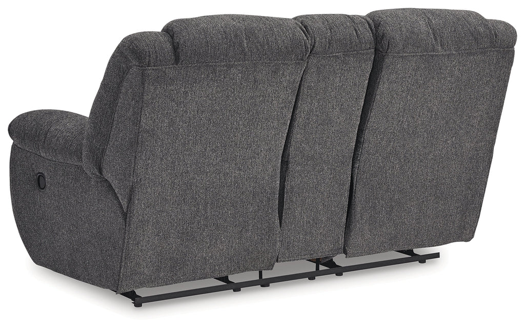 Foreside Charcoal Reclining Sofa and Loveseat